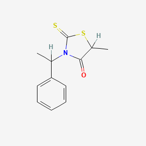 5-Methyl-3-(alpha-methylbenzyl)rhodanine