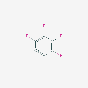 lithium;1,2,3,4-tetrafluorobenzene-6-ide