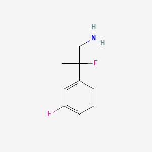 2-Fluoro-2-(3-fluorophenyl)propan-1-amine
