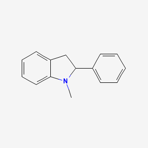 1-Methyl-2-phenyl-2,3-dihydro-1H-indole