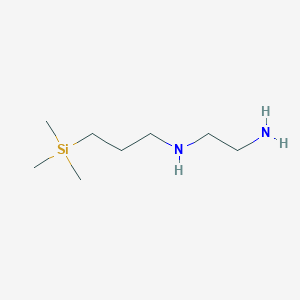 molecular formula C8H22N2Si B14703194 N~1~-[3-(Trimethylsilyl)propyl]ethane-1,2-diamine CAS No. 20493-87-2