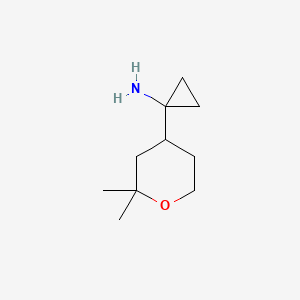 1-(2,2-Dimethyl-tetrahydro-pyran-4-yl)-cyclopropylamine