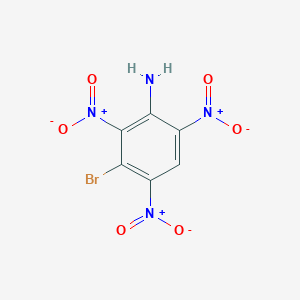 molecular formula C6H3BrN4O6 B14703217 3-Bromo-2,4,6-trinitroaniline CAS No. 24626-58-2