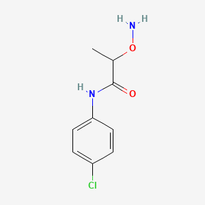 molecular formula C9H11ClN2O2 B1470322 2-(氨基氧基)-N-(4-氯苯基)丙酰胺 CAS No. 733681-55-5