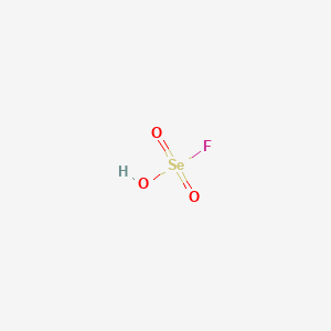 molecular formula FHO3Se B14703230 Selenofluoridic acid CAS No. 14986-53-9