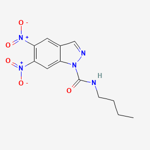 N-butyl-5,6-dinitro-1-indazolecarboxamide