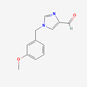 1-(3-methoxybenzyl)-1H-imidazole-4-carbaldehyde