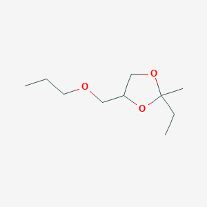 2-Ethyl-2-methyl-4-(propoxymethyl)-1,3-dioxolane