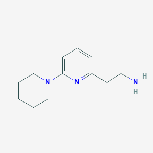 2-(6-(Piperidin-1-yl)pyridin-2-yl)ethan-1-amine