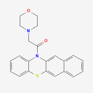 1-Benzo[b]phenothiazin-12-yl-2-morpholin-4-ylethanone