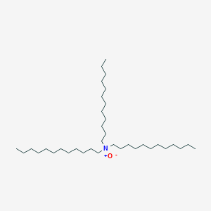 molecular formula C36H75NO B14703307 1-Dodecanamine, N,N-didodecyl-, N-oxide CAS No. 20587-64-8