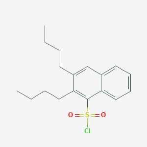 2,3-Dibutylnaphthalene-1-sulfonyl chloride