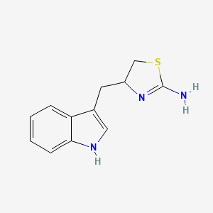 4,5-Dihydro-4-(1H-indol-3-ylmethyl)-2-thiazolamine