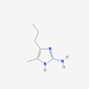 molecular formula C7H13N3 B1470336 5-Methyl-4-propyl-1H-imidazol-2-ylamine CAS No. 1784204-53-0