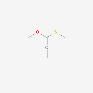 molecular formula C5H8OS B14703399 1-Methoxy-1-(methylsulfanyl)propadiene CAS No. 22082-42-4