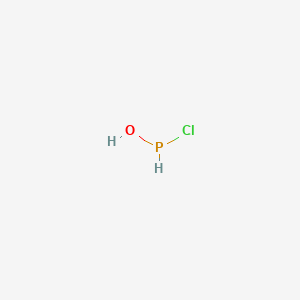 molecular formula ClH2OP B14703406 Phosphonochloridous acid CAS No. 14939-32-3