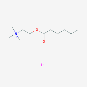 molecular formula C11H24INO2 B14703415 Choline, iodide, hexanoate CAS No. 18885-38-6