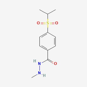 p-(Isopropylsulfonyl)-N'-methylbenzhydrazide