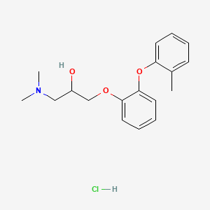 o-(3-Dimethylamino-2-hydroxypropoxy)phenyl o-tolyl ether hydrochloride