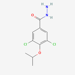 Benzoic acid, 3,5-dichloro-4-(isopropoxy)-, hydrazide