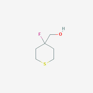 molecular formula C6H11FOS B1470356 (4-Fluorothian-4-yl)methanol CAS No. 1262411-57-3