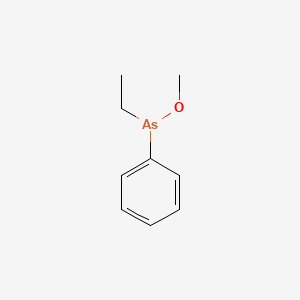 molecular formula C9H13AsO B14703562 Methyl ethylphenylarsinite CAS No. 24582-56-7