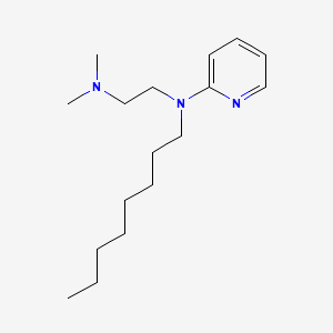 molecular formula C17H31N3 B14703583 2-(N-(2-Dimethylaminoethyl)-N-octylamino)pyridine CAS No. 23826-81-5