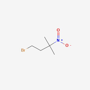 molecular formula C5H10BrNO2 B14703585 1-Bromo-3-methyl-3-nitrobutane CAS No. 23101-98-6