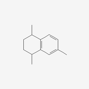 molecular formula C13H18 B14703591 1,4,6-Trimethyltetralin CAS No. 22824-32-4