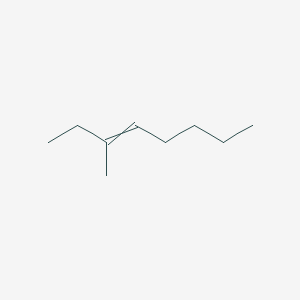 molecular formula C9H18 B14703595 3-Methyloct-3-ene CAS No. 20826-36-2