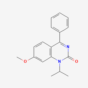 7-Methoxy-4-phenyl-1-(propan-2-yl)quinazolin-2(1H)-one