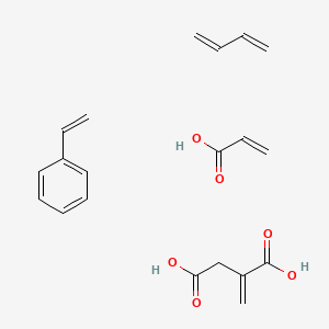 Buta-1,3-diene;2-methylidenebutanedioic acid;prop-2-enoic acid;styrene