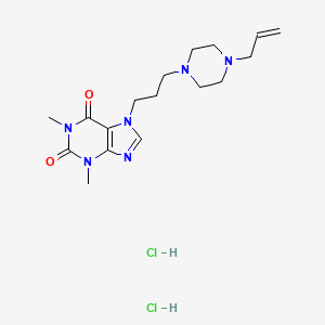 Theophylline, 7-(3-(4-allyl-1-piperazinyl)propyl)-, dihydrochloride