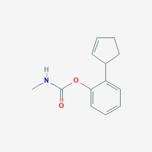 molecular formula C13H15NO2 B14703765 (2-cyclopent-2-en-1-ylphenyl) N-methylcarbamate CAS No. 21193-01-1