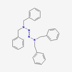 N-benzyl-N-[(dibenzylamino)diazenyl]-1-phenylmethanamine