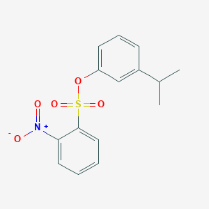 (3-Propan-2-ylphenyl) 2-nitrobenzenesulfonate