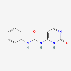 N-(2-Oxo-2,3-dihydropyrimidin-4-yl)-N'-phenylurea