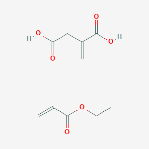 molecular formula C10H14O6 B14703816 Ethyl prop-2-enoate;2-methylidenebutanedioic acid CAS No. 26124-80-1