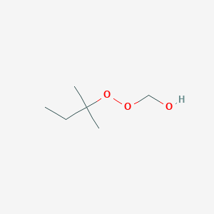 molecular formula C6H14O3 B14703858 [(2-Methylbutan-2-yl)peroxy]methanol CAS No. 17742-79-9