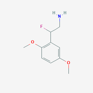 2-(2,5-Dimethoxyphenyl)-2-fluoroethan-1-amine