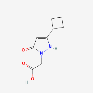 2-(3-cyclobutyl-5-hydroxy-1H-pyrazol-1-yl)acetic acid