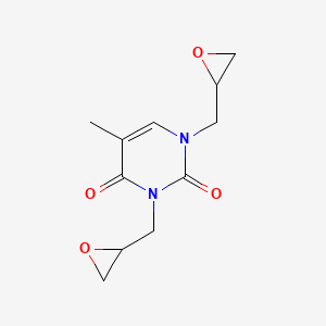 5-Methyl-1,3-bis[(oxiran-2-yl)methyl]pyrimidine-2,4(1H,3H)-dione