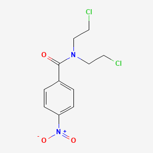 N,N-Bis(2-chloroethyl)-4-nitro-benzamide