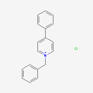 Pyridinium, 4-phenyl-1-(phenylmethyl)-, chloride