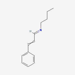 molecular formula C13H17N B14703965 N-butyl-3-phenylprop-2-en-1-imine CAS No. 15286-55-2