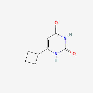 molecular formula C8H10N2O2 B1470397 6-cyclobutylpyrimidine-2,4(1H,3H)-dione CAS No. 1554457-79-2