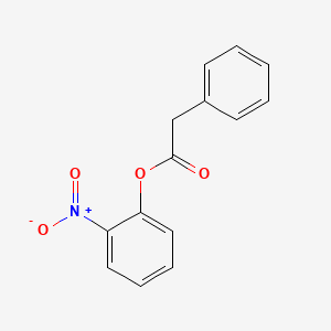 molecular formula C14H11NO4 B14703971 Benzeneacetic acid, 2-nitrophenyl ester CAS No. 24265-30-3