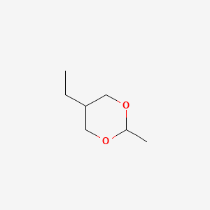 molecular formula C7H14O2 B14703983 cis-2-Methyl-5-ethyl-1,3-dioxane CAS No. 25924-90-7