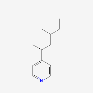 4-(4-Methylhexan-2-yl)pyridine