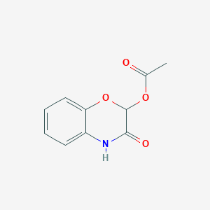 3-Oxo-3,4-dihydro-2H-1,4-benzoxazin-2-yl acetate